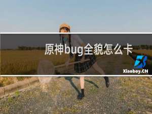 原神bug全貌怎么卡