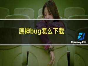 原神bug怎么下载