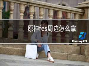 原神fes周边怎么拿