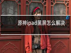 原神ipad黑屏怎么解决
