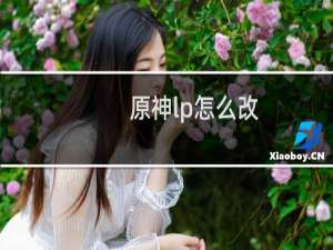 原神lp怎么改