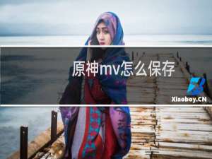 原神mv怎么保存
