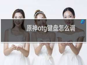 原神otg键盘怎么调