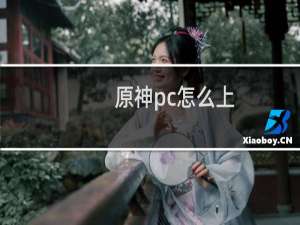 原神pc怎么上