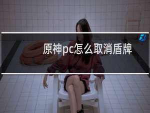 原神pc怎么取消盾牌