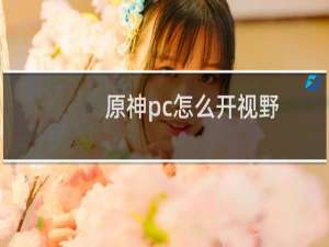 原神pc怎么开视野