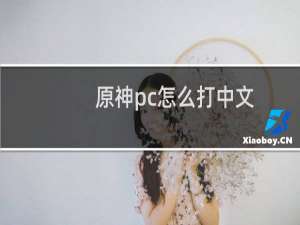 原神pc怎么打中文