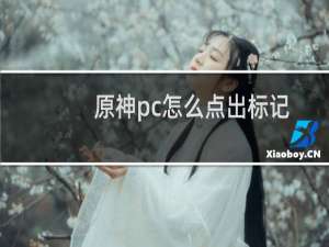 原神pc怎么点出标记