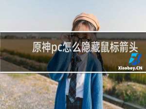 原神pc怎么隐藏鼠标箭头