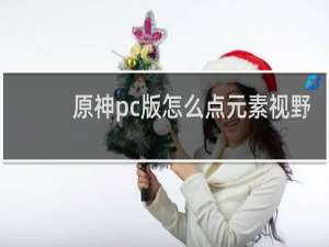原神pc版怎么点元素视野