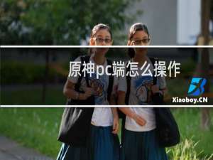 原神pc端怎么操作