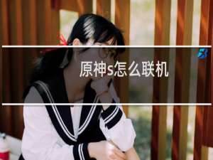 原神s怎么联机