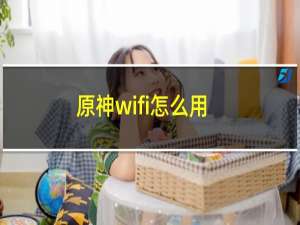 原神wifi怎么用