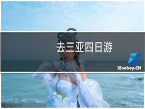 去三亚四日游