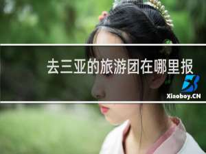 去三亚的旅游团在哪里报名