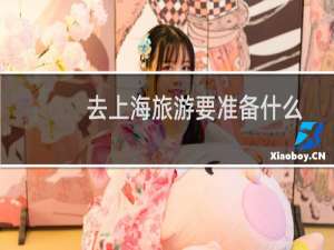 去上海旅游要准备什么