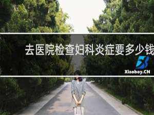去医院检查妇科炎症要多少钱