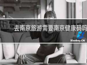 去南京旅游需要南京健康码吗