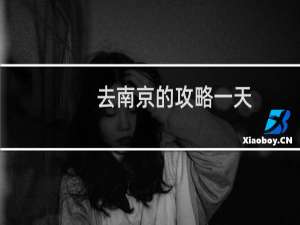 去南京的攻略一天