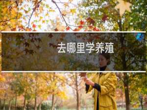 去哪里学养殖