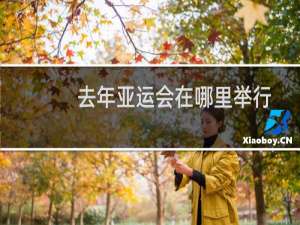 去年亚运会在哪里举行