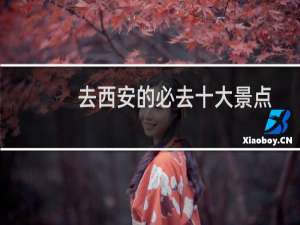 去西安的必去十大景点
