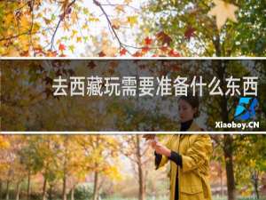 去西藏玩需要准备什么东西