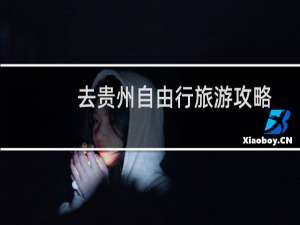 去贵州自由行旅游攻略