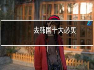 去韩国十大必买
