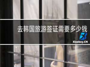 去韩国旅游签证需要多少钱
