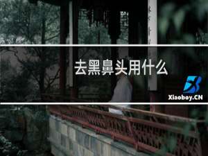 去黑鼻头用什么