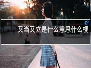 又当又立是什么意思什么梗