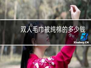 双人毛巾被纯棉的多少钱