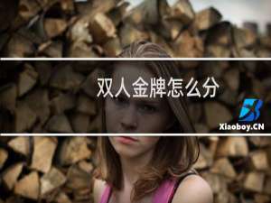 双人金牌怎么分