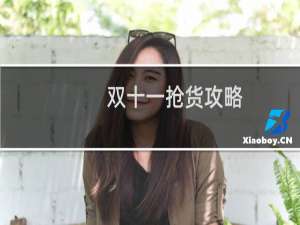 双十一抢货攻略