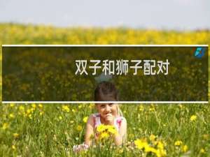 双子和狮子配对