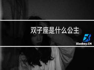 双子座是什么公主