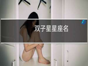 双子星星座名