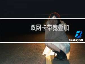 双网卡带宽叠加
