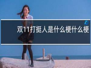 双11打挺人是什么梗什么梗