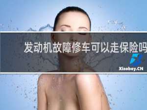 发动机故障修车可以走保险吗