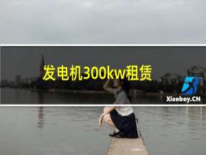 发电机300kw租赁