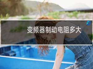 变频器制动电阻多大