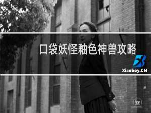口袋妖怪釉色神兽攻略