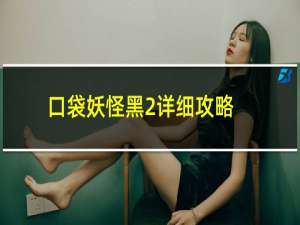 口袋妖怪黑2详细攻略