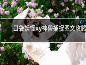 口袋妖怪xy神兽捕捉图文攻略
