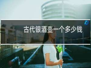 古代银酒壶一个多少钱