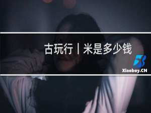 古玩行丨米是多少钱