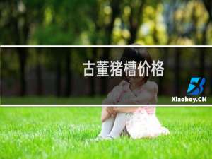 古董猪槽价格