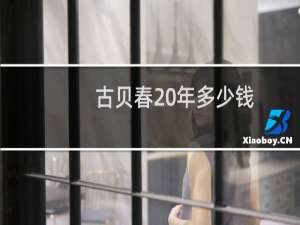 古贝春20年多少钱
